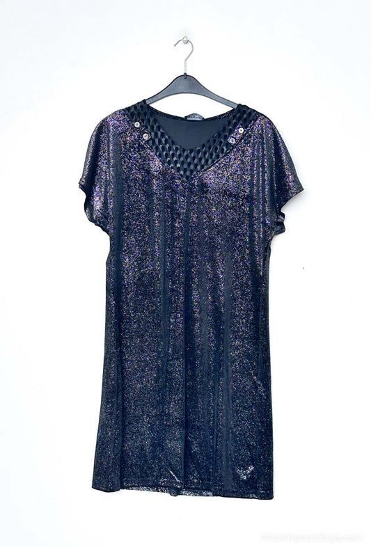 Plus Size Sequin Dress för Stora Kvinnor