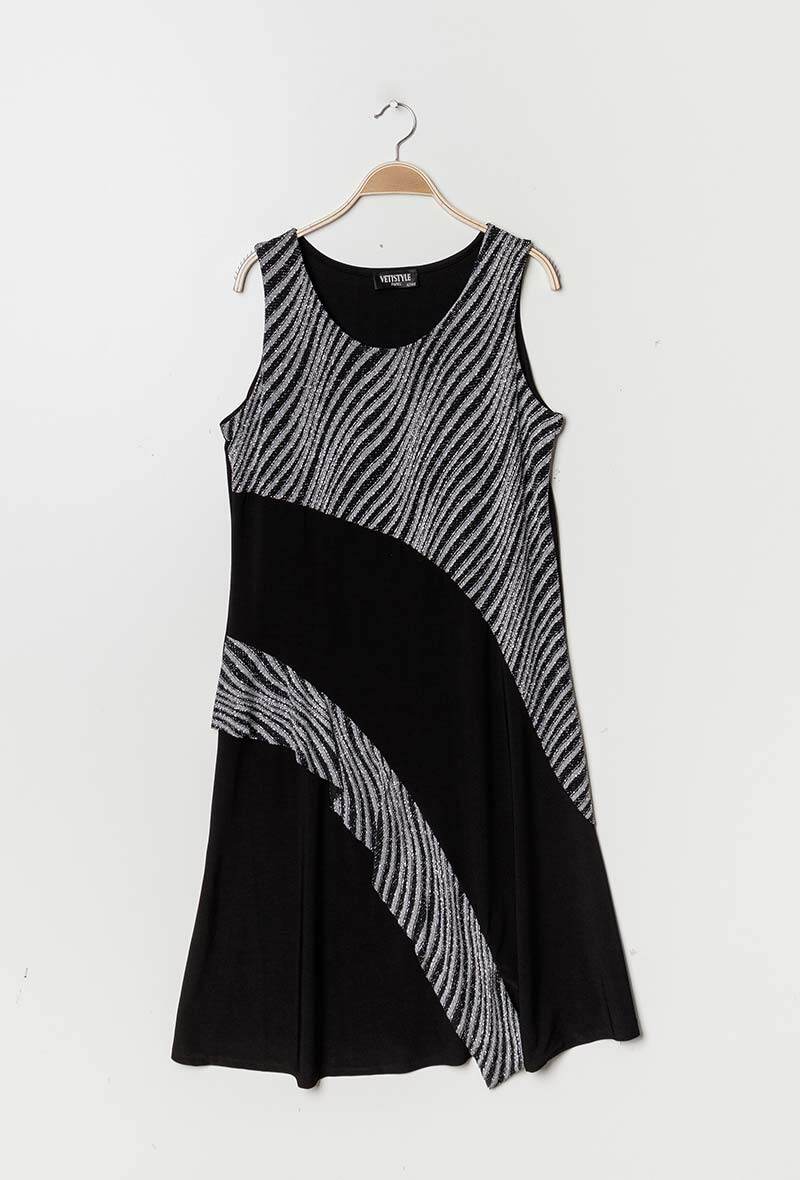 Plus Size Shiny Dress