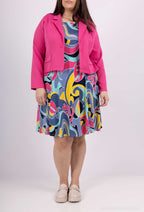 Klänning med jacka tillsammans i Plus Size