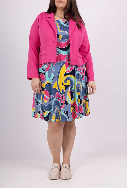 Plus Size Dress with jacket together