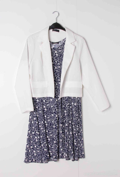 Plus Size Dress with jacket together