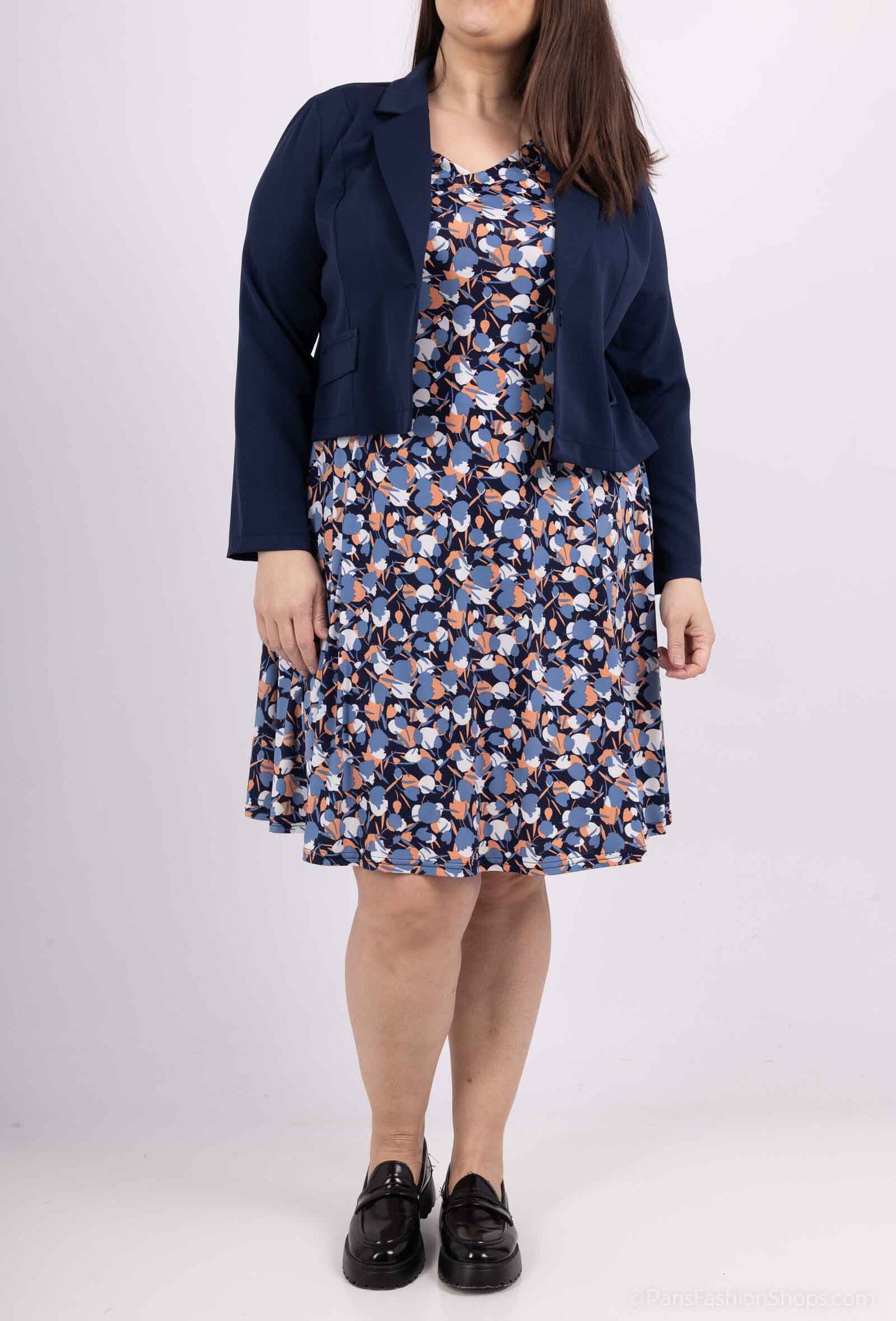 Plus Size Dress with jacket together