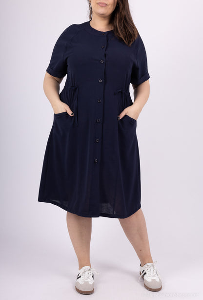 Plus Size Pocket shirt dress