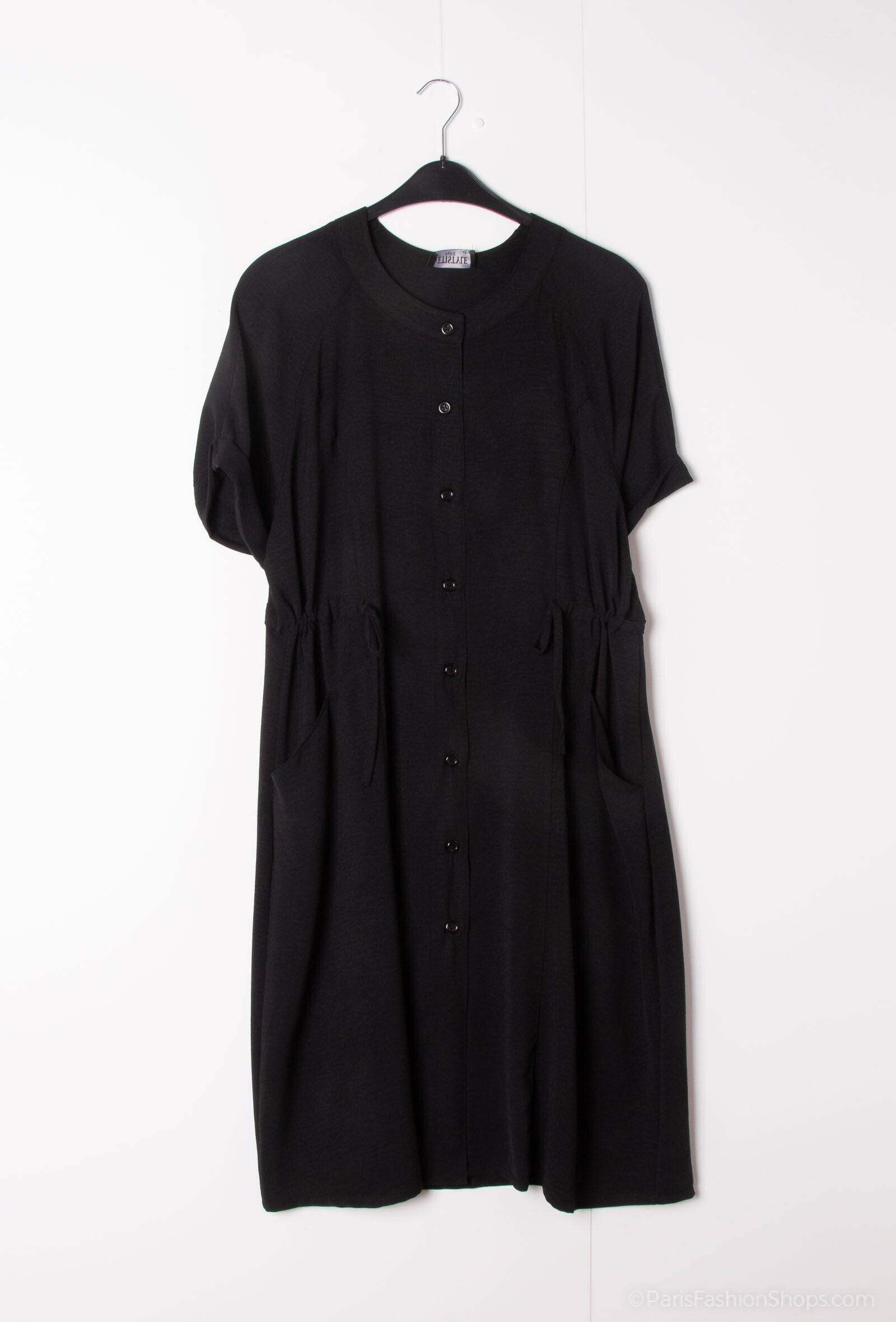 Plus Size Pocket Shirt Dress