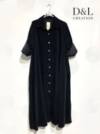 Fin sammetklänning i 100% bomull, storlekar T38 till T48