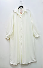 Long shirt dress with pleated back i Plus Size