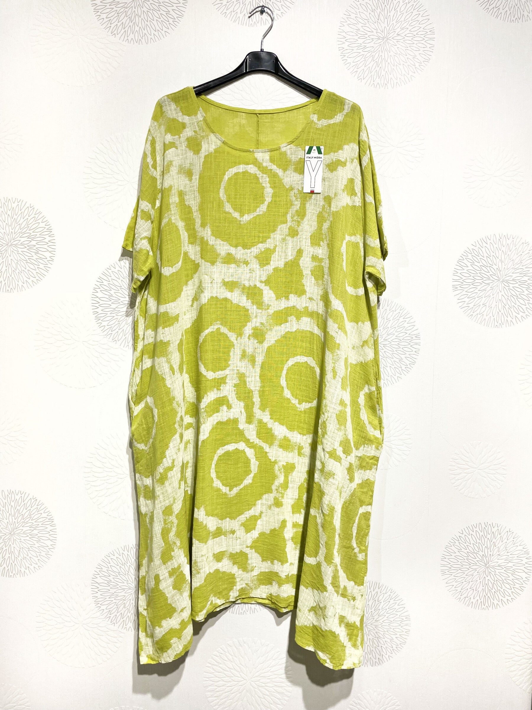 Plus Size Cotton Circles Round Color Printed T40 to T54
