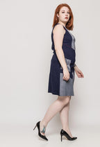 Färgglad Klänning i Plus Size