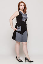 Färgglad Klänning i Plus Size