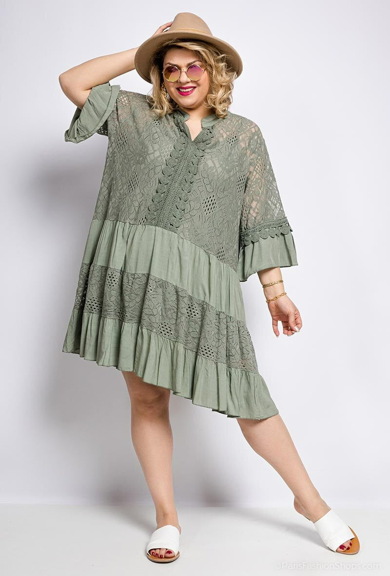 Plus Size Dress with lace