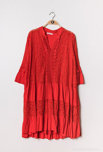 Plus Size Dress with lace