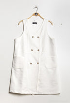 Plus Size Robe courtes avec 4 bouton