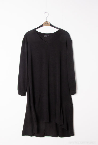 Plus Size Halvlång Klänning