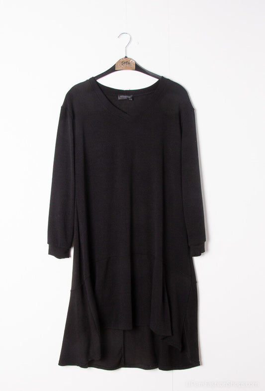 Plus Size Halvlång Klänning