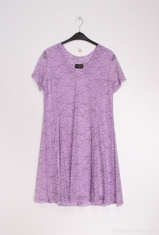 Plus Size Lace Dress för Vackra Kvinnor