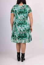 Plus Size Flared Lace Dress i Doubles