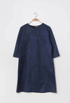 Plus Size Suede Klänning