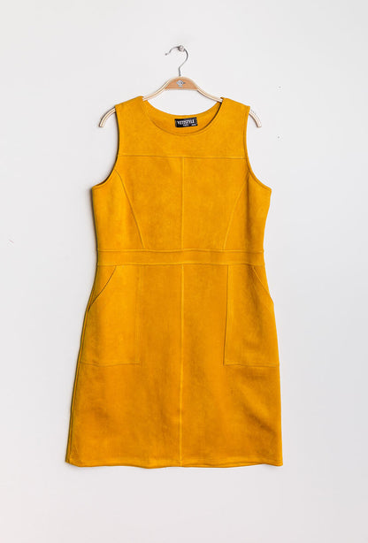 Plus Size Suede dress