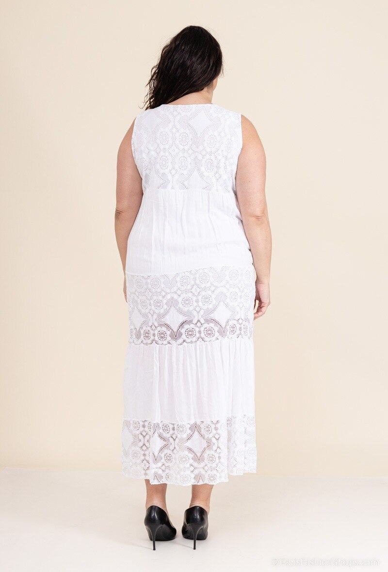 Plus Size Spetsklänning