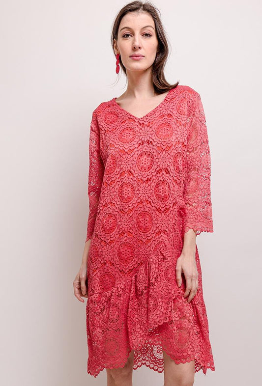 Plus Size Lace Dress