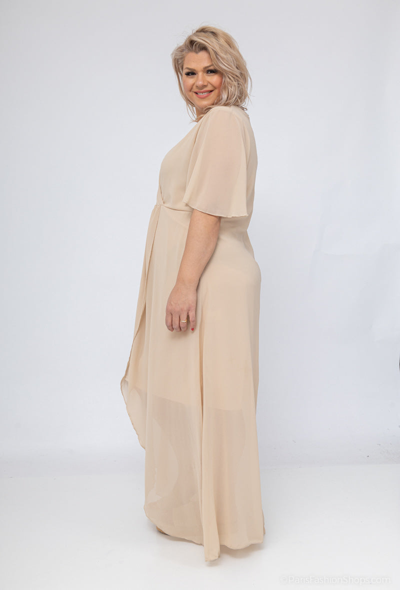 Plus Size Chiffon Klänning