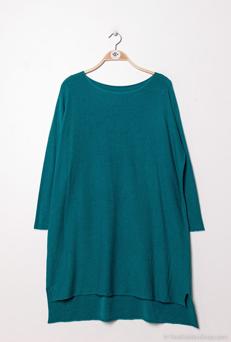 Plus Size Klänning i Sweaterstil