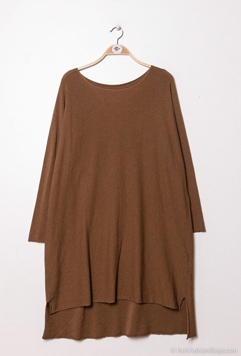 Plus Size Klänning i Sweaterstil