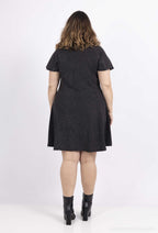 Plus Size Flared Sequin Dress