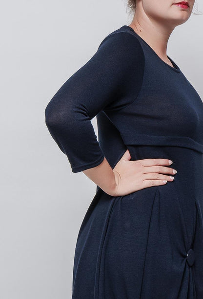 Plus Size Fancy dress with buttons
