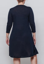 Plus Size Fancy Dress with Buttons