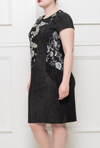 Plus Size Blommig Klänning