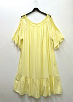 Plus Size Flowy dress with cutout shoulders