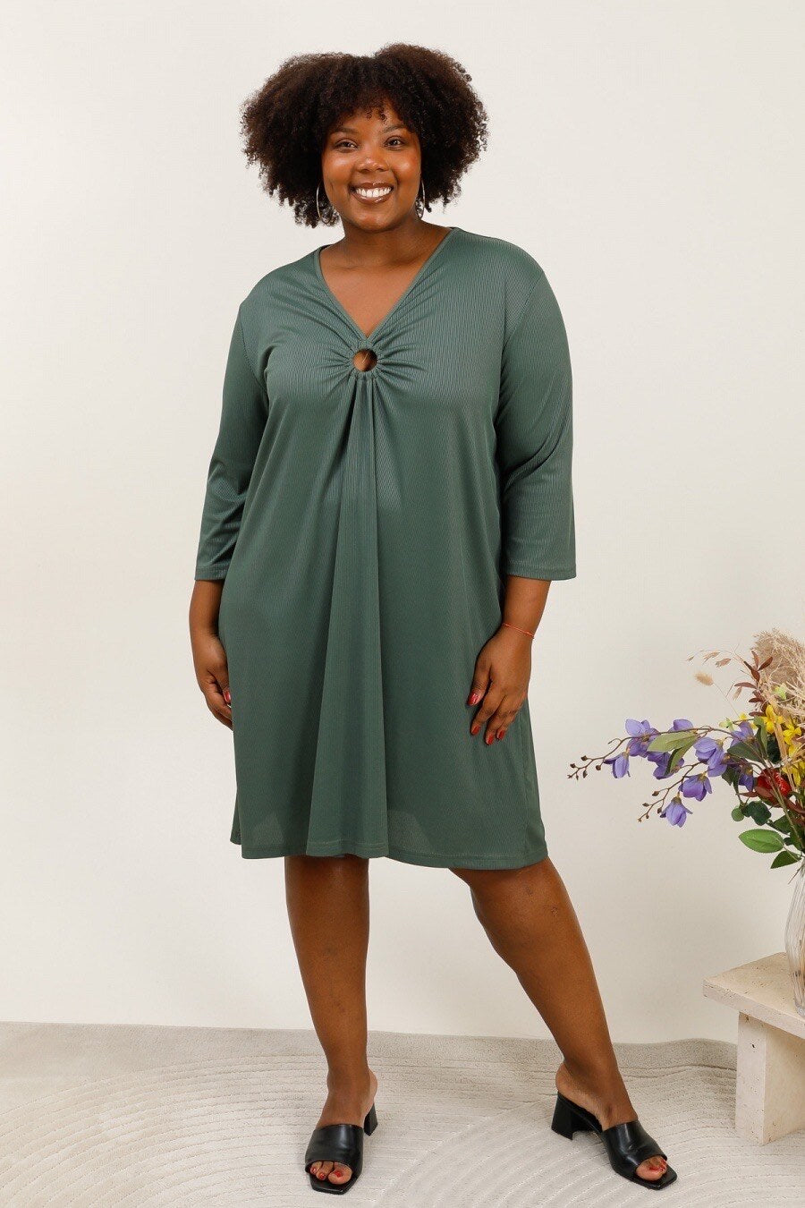 Plus size dress i Stor Storlek