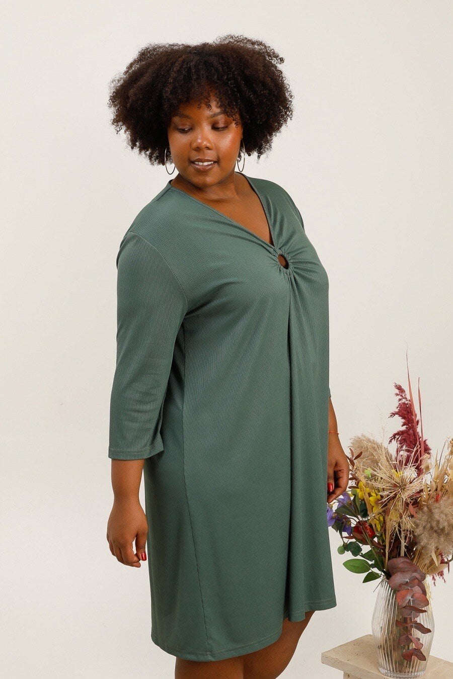 Plus size dress i Stor Storlek