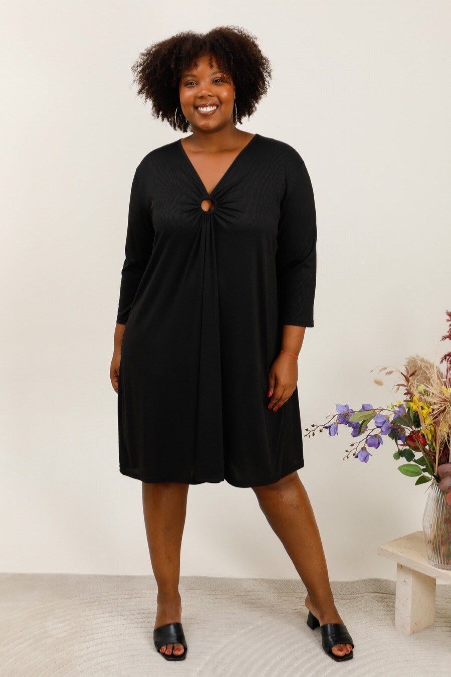 Plus size dress i Stor Storlek