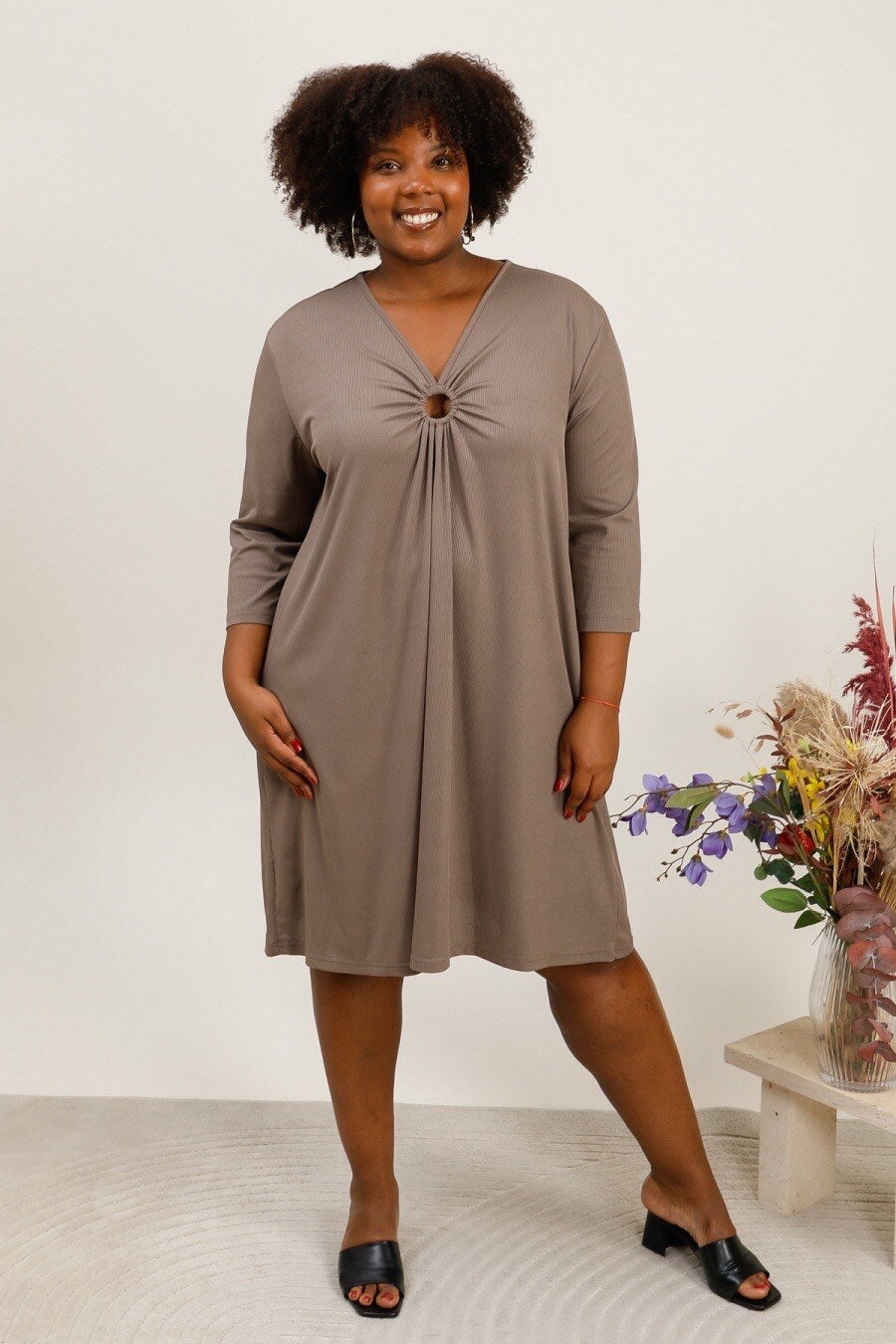 Plus size dress i Stor Storlek
