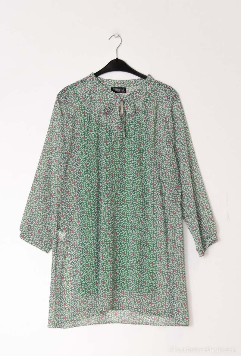 Plus Size Two-piece printed dress