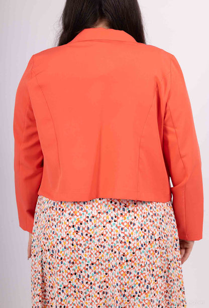 Plus Size Flared Dress and Jacket Set