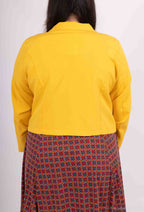 Plus Size Flared Printed Dress with Jacket