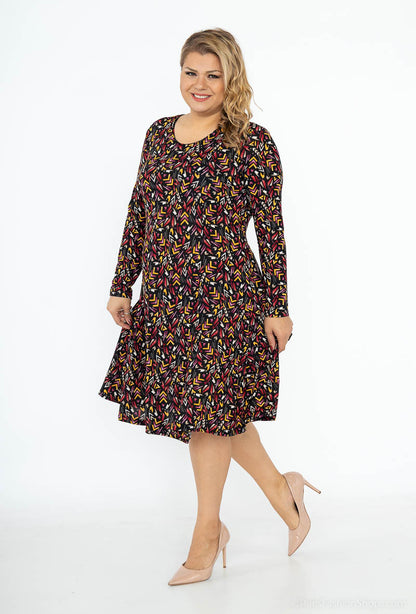 Plus Size Printed dress
