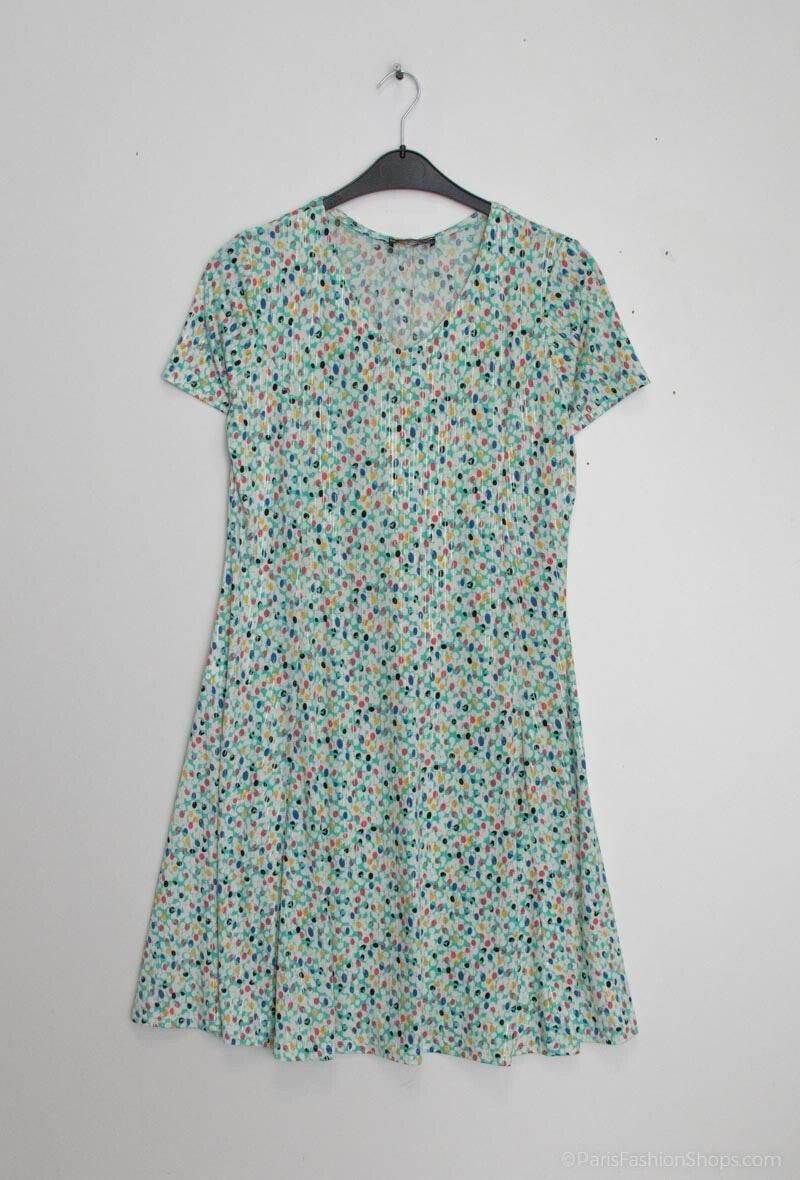 Plus Size Flared printed dress
