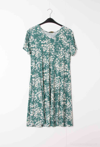 Plus Size Flared printed dress