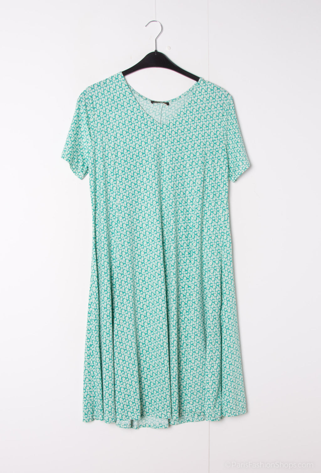 Plus Size Flared Printed Dress