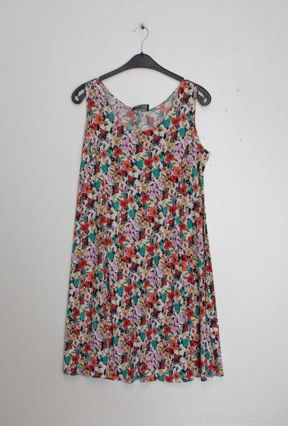 Plus Size Flared printed dress