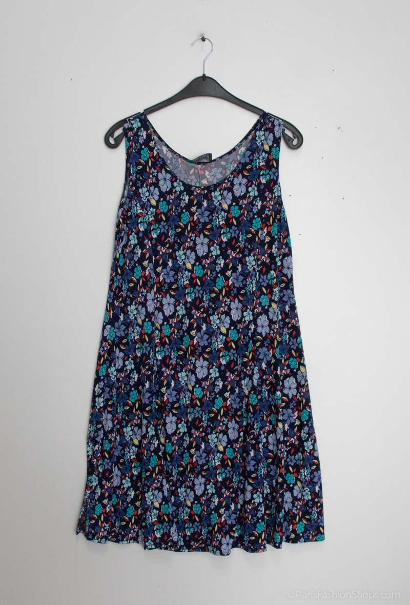 Plus Size Flared printed dress