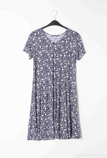 Plus Size Flared printed dress