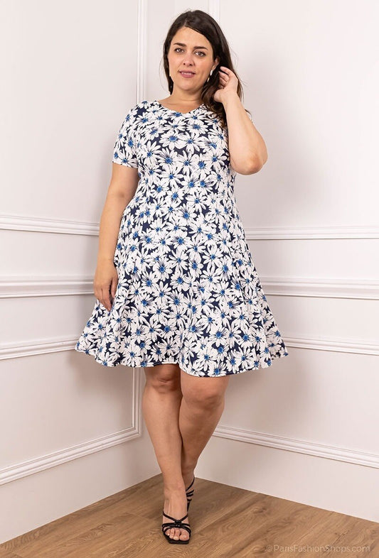 Plus Size Spotted dress