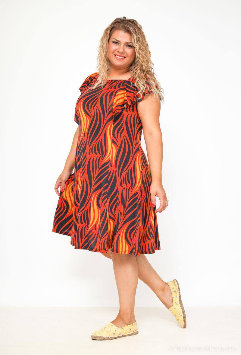 Plus Size Printed dress
