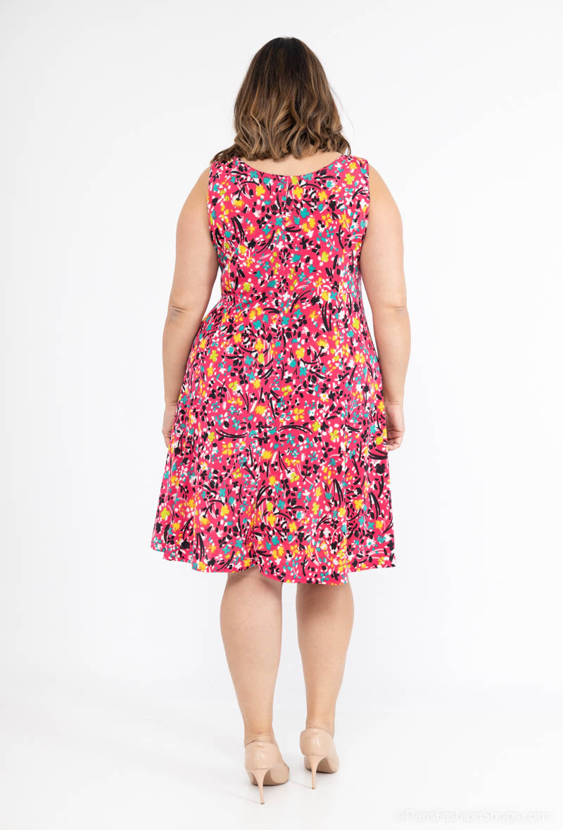 Plus Size Printed Dress for Summer