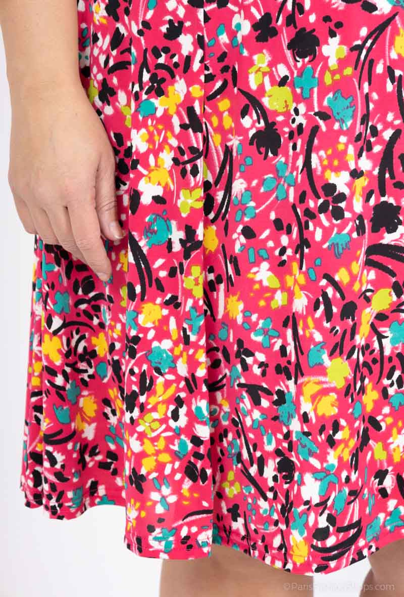 Plus Size Printed Dress for Summer